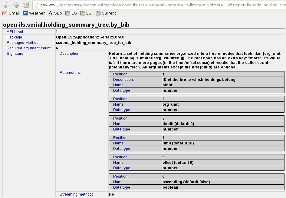 Image of website generated from docgen.xml